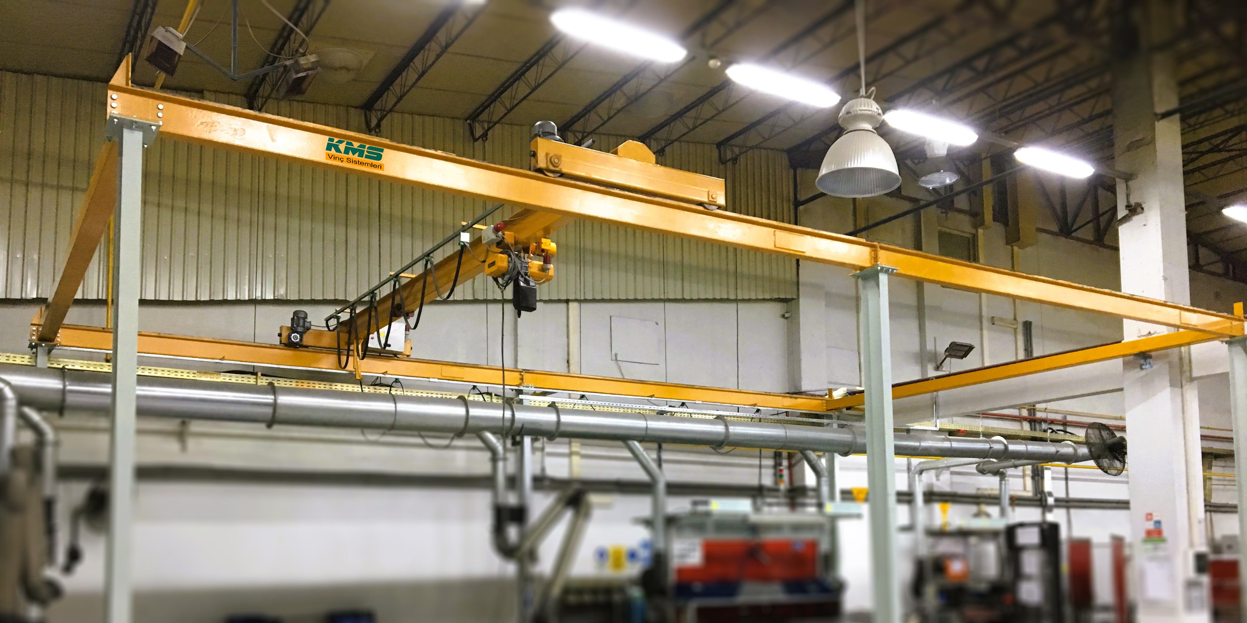 Tek Kiriş Gezer Köprü Tavan Vinci